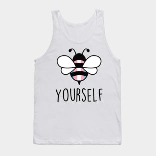 Cute Bee YourSelf Transgender Bee Gay Pride LGBT Rainbow Gift Tank Top